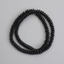 Agate Beads Smooth Rondelle, 6x3mm diameter, 37cm length
