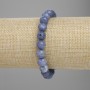 Porous coral bracelet with smooth beads, diameter 8mm±, length 18cm± stretch