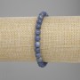 Powdery coral bead bracelet, smooth round beads 6mm diameter ±, length 18cm ± stretch