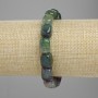 Agate Bead Bracelet 11-13, 5x8, 5-9mm±, length 18cm±, stretch