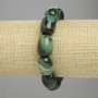 Agate Barilo Bead Bracelet, diameter 17-18×12, 5-13mm+-, length 18cm+- stretch