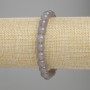 Bracelet Smoky Agate Smooth Sphere, diameter 8mm±, length 18cm± stretch