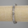 Bracelet Smoky Quartz Agate smooth bead, diameter 7mm+-, length 18cm+-, stretch