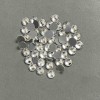 White Rhinestones with cold fix, diameter 7.5 mm±, pack /260 g (±)