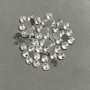 White Rhinestones with cold fix, diameter 7.5 mm±, pack /260 g (±)