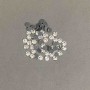Rhinestones cold-fix, stone white, diameter 5mm± pack /290g (+ -)