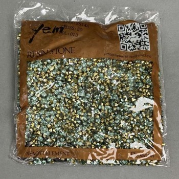 Blue crystals stones 4mm+- pack /75g (+ -)