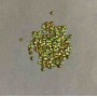 Green rhinestones beads, 2.5 mm (±) diameter, pack / 4 g (±)