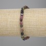 Tourmaline Faceted Bracelet 5-6×5-6, 5mm±, length 18cm±, stretch