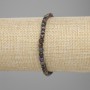 Bracelet Turmaline Faceted Cube 4x4mm+-, length 18cm+- stretch