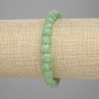 Bracelet Chrysoprase Faceted Cube, 7×7mm cubes, length 18cm, stretch