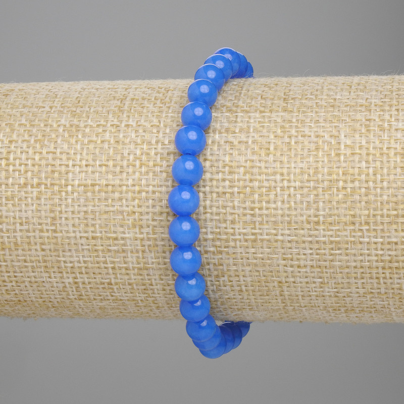 Apatite Smooth Bead Bracelet, diameter 6mm±, length 18cm±, stretch