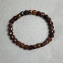 Gesonite Bead Bracelet with Faceted Cube 6×6mm, length 18cm, stretch
