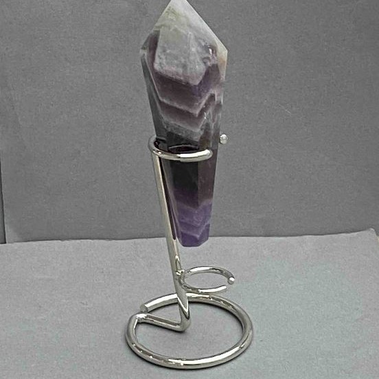 Souvenir pencil cone made of natural Amethyst 124×34mm ± weight 160 g with stand