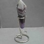 Souvenir pencil cone made of natural Amethyst 124×34mm ± weight 160 g with stand