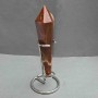 Souvenir Cone Pencil - Agate with Geodes 138x32mm±, weight 153g, with stand