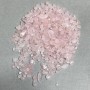 Natural Pink Quartz Chip without hole 3-10×3-4mm+- (per 100g+-)