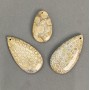 Pendant Fossilised Coral 40-60×25-30mm± Assorted sizes