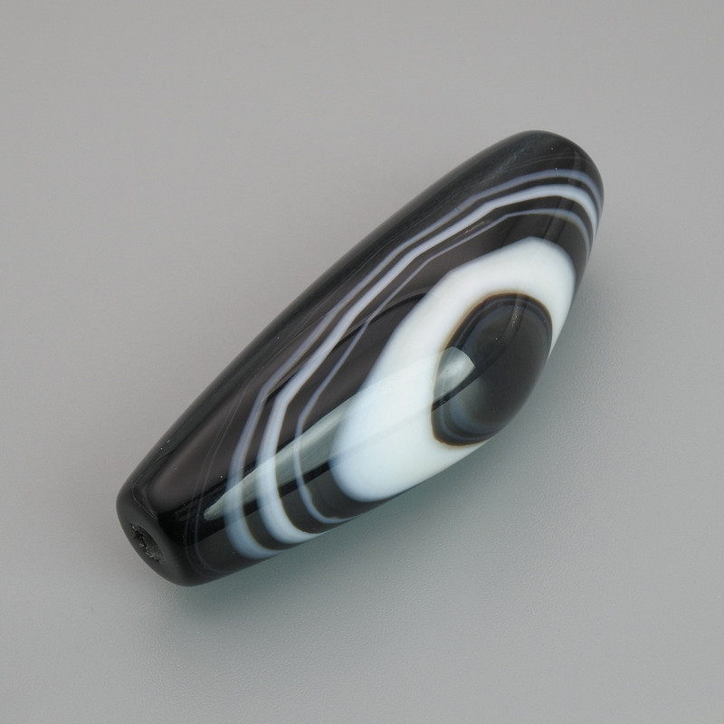Bead Insertion of Natural Agate 44–47×15–16 mm (assorted sizes)