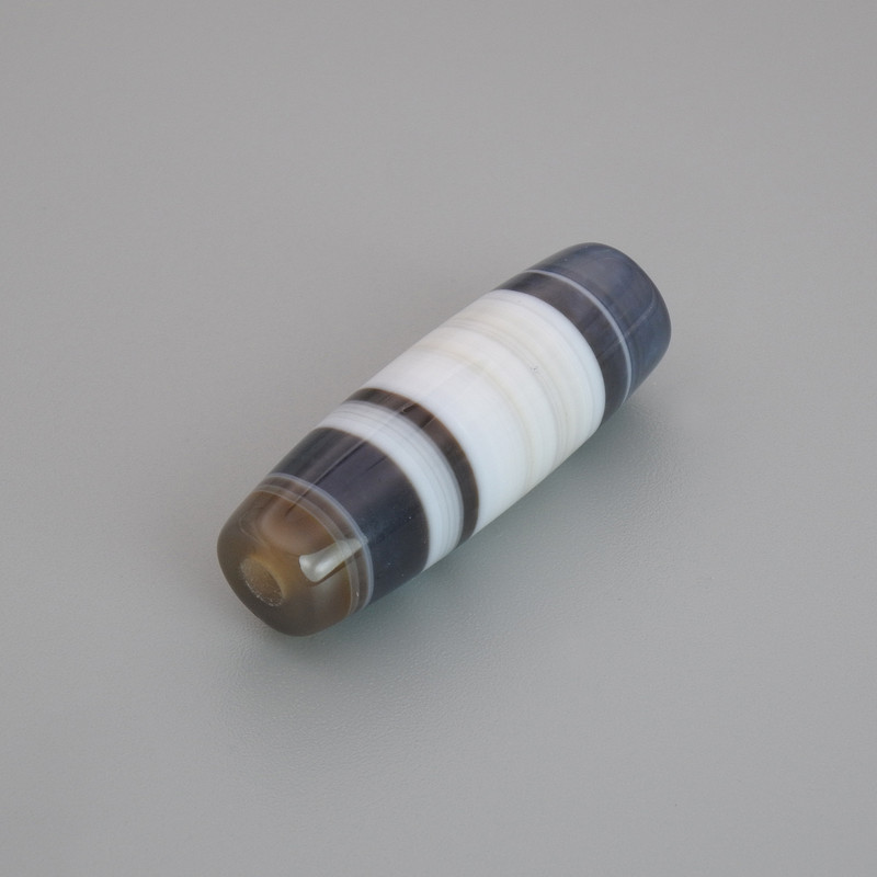 Price per 1 piece. Bead inlay natural stone Agate 27-28×9-9.5mm± (assorted size)