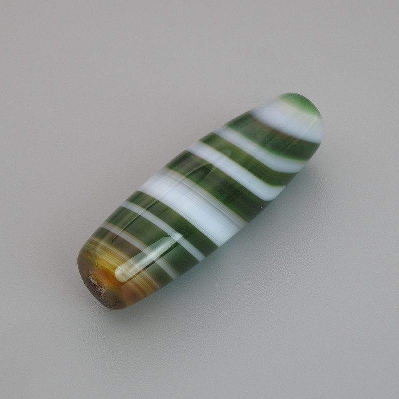 Price per 1 bead insert natural stone Agate 34-36, 5x10-11mm± (assorted sizes)