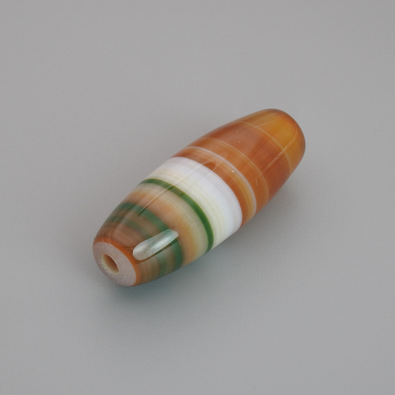 Bead Insertion from natural Agate 29–34×10–11 mm (assortment sizes)