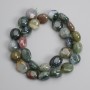 Jasper Nugget Beads 13-15×13-13.5, 5mm+-, length 40cm+-, on a thread