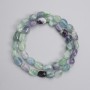 Fluorite Tumbled Beads 9-11×7-8mm, 39 cm on thread