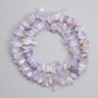 Sapphirein faceted beads on thread 39 cm long