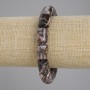 Rhodonite Cylinder Bracelet, diameter 14×10mm, length 18cm, stretch