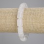 Bracelet Mountain Crystal Cylinder, diameter 14x10mm±, length 18cm± stretchy