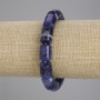 Sodalite Cylinder Bracelet, diameter 14×10mm, length 18cm, stretch