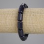Bracelet Aventurine Night of Cairo Cylinder, diameter 14×10mm+-, length 18cm+- stretch