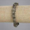 Pyrite Bracelet, Unpolished Stone, diameter 6-14×6-8mm +/-, length 18cm +/- Stretch