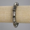 Pyrite Cylinder Bracelet, diameter 14×10mm ±, length 18cm ± stretch