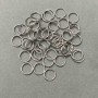Spring-loaded Jump Ring 8mm Silver Tone (0.5 kg packaging)