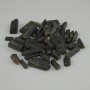 Souvenir uncut green tourmaline (epidote) rough chips 10–28×5–9mm ± (assorted sizes) (per 100 g ±)