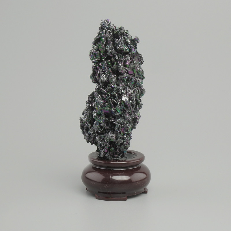 Decorative raw chalcopyrite stone on a stand 110×40 mm ± (assorted sizes)