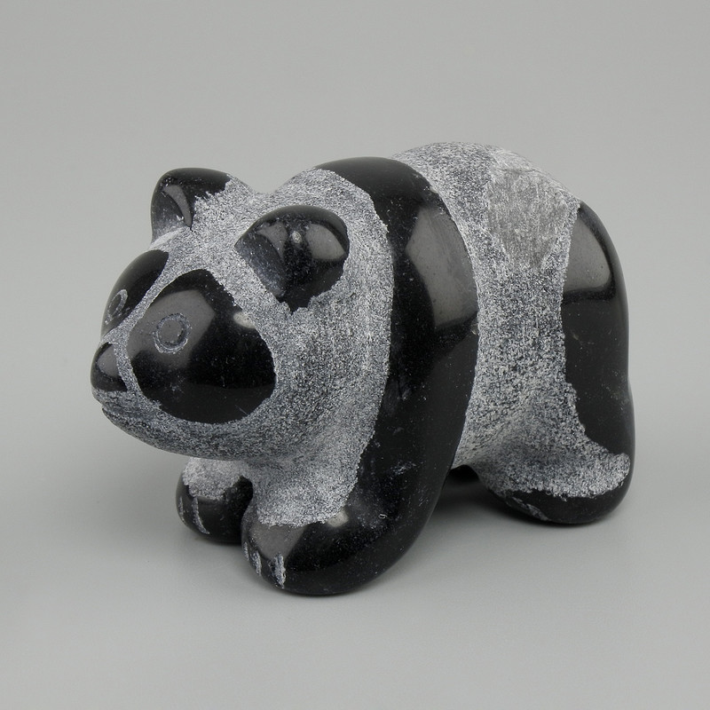Panda Agate souvenir statue 50x30x25mm+