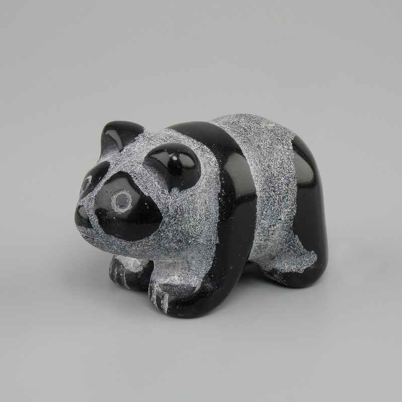 Souvenir Panda agate statue 40×23×22mm+