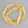 Citrine Drop Beads, diameter 31-32×10-10, 5mm+-, length 41cm+- on thread