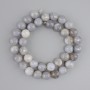 Botswana Agate Beads Faceted Round 10mm, 38cm+ Length on Thread