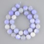 Blue Agate Beads, faceted round beads, diameter 12.5mm ±, thread length 38cm ±