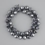 Terahertz Beads Multisided 10mm Diameter, 39cm+/- Threaded Necklace