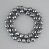 Terahertz Beads, Faceted Round 8mm, 38cm+/- on a thread