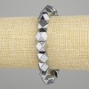 Terahertz Geometric Multifaceted Bracelet, diameter 8.5x8.5mm, length 18 cm ± stretch