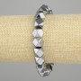 Terahertz Geometric Multifaceted Bracelet, diameter 8.5x8.5mm, length 18 cm ± stretch