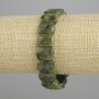 Jadeite Beaded Bracelet, smooth link, diameter 14–15 mm, 10-15×10-10, 5 mm +–, length 18 cm +– stretch