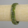 Bracelet, natural jadeite gemstone, faceted chain, 12x10mm, +/- diameter, length 18cm +/- stretch