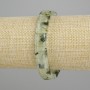 Bracelet Prehnite Faceted Square, 10.5×10.5mm, 11×10.5mm+-, length 18cm+- stretch